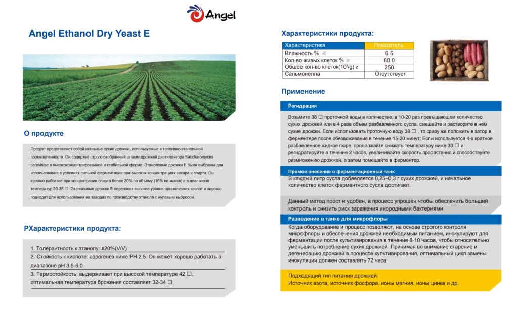 Angel alcohol active dry yeast (Ethanol E) Angel alcohol active dry yeast (Ethanol E)