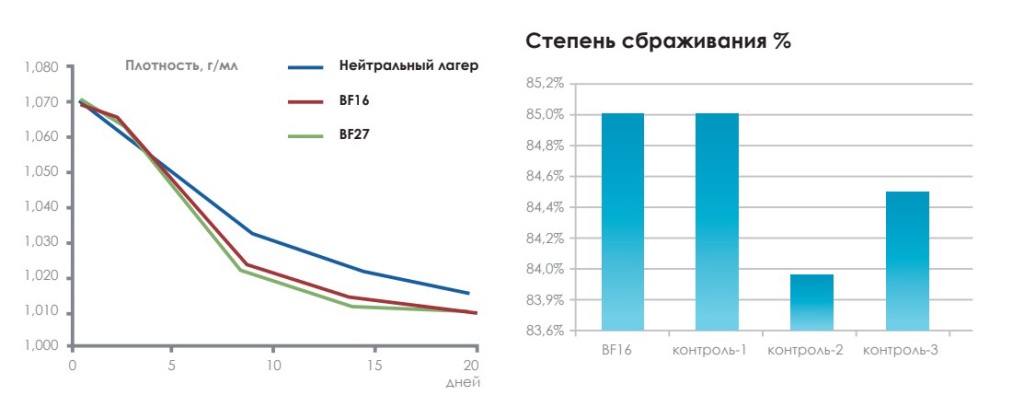 Профиль брожения BF16